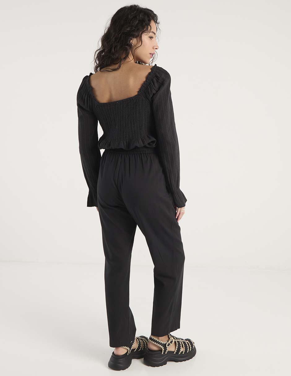 Pantalón jogger relajado para mujer 6