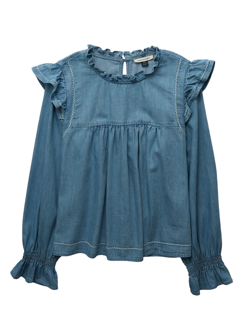Blusa manga larga para mujer 3