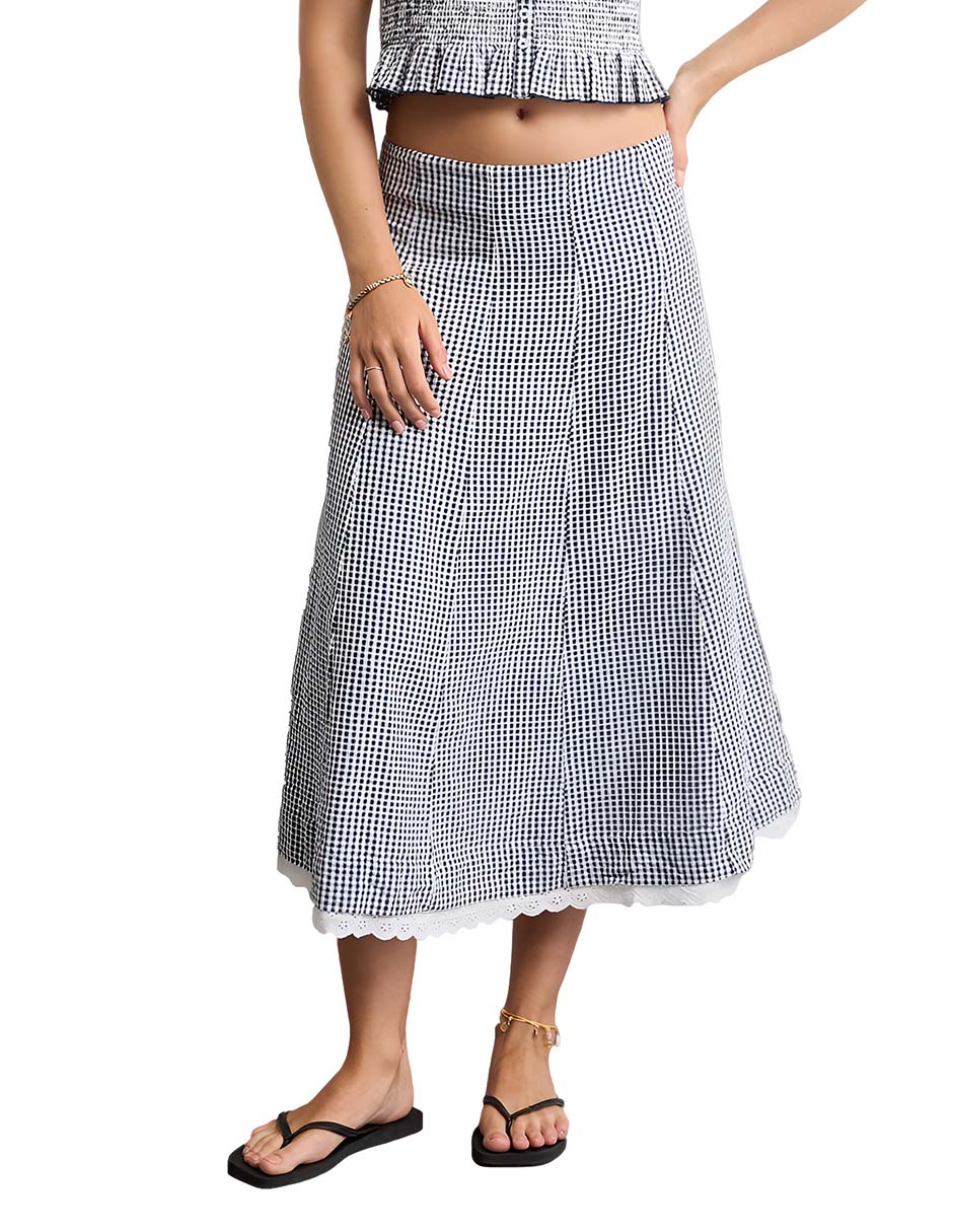 Falda crop a la cadera
