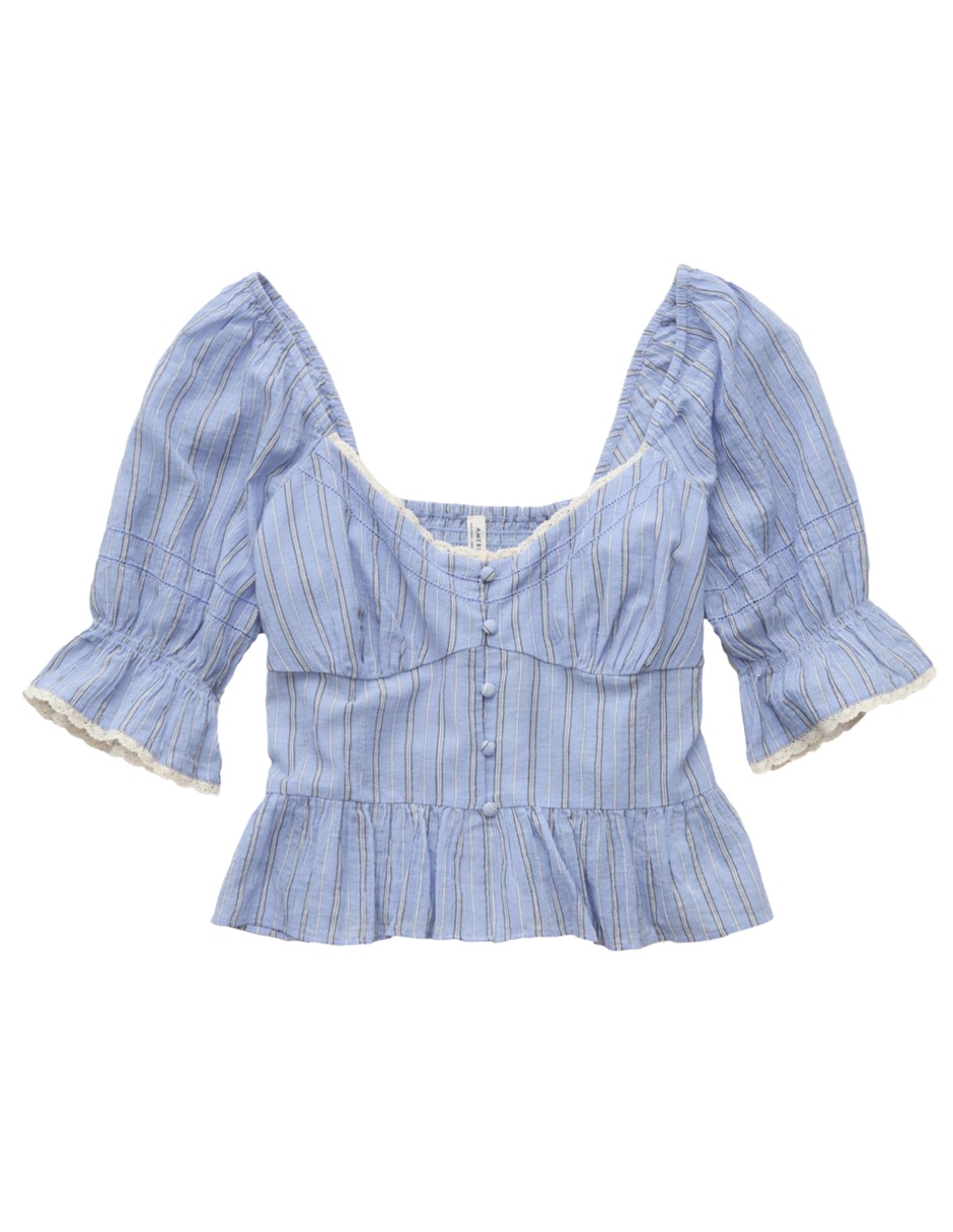 Blusa manga corta para mujer 3