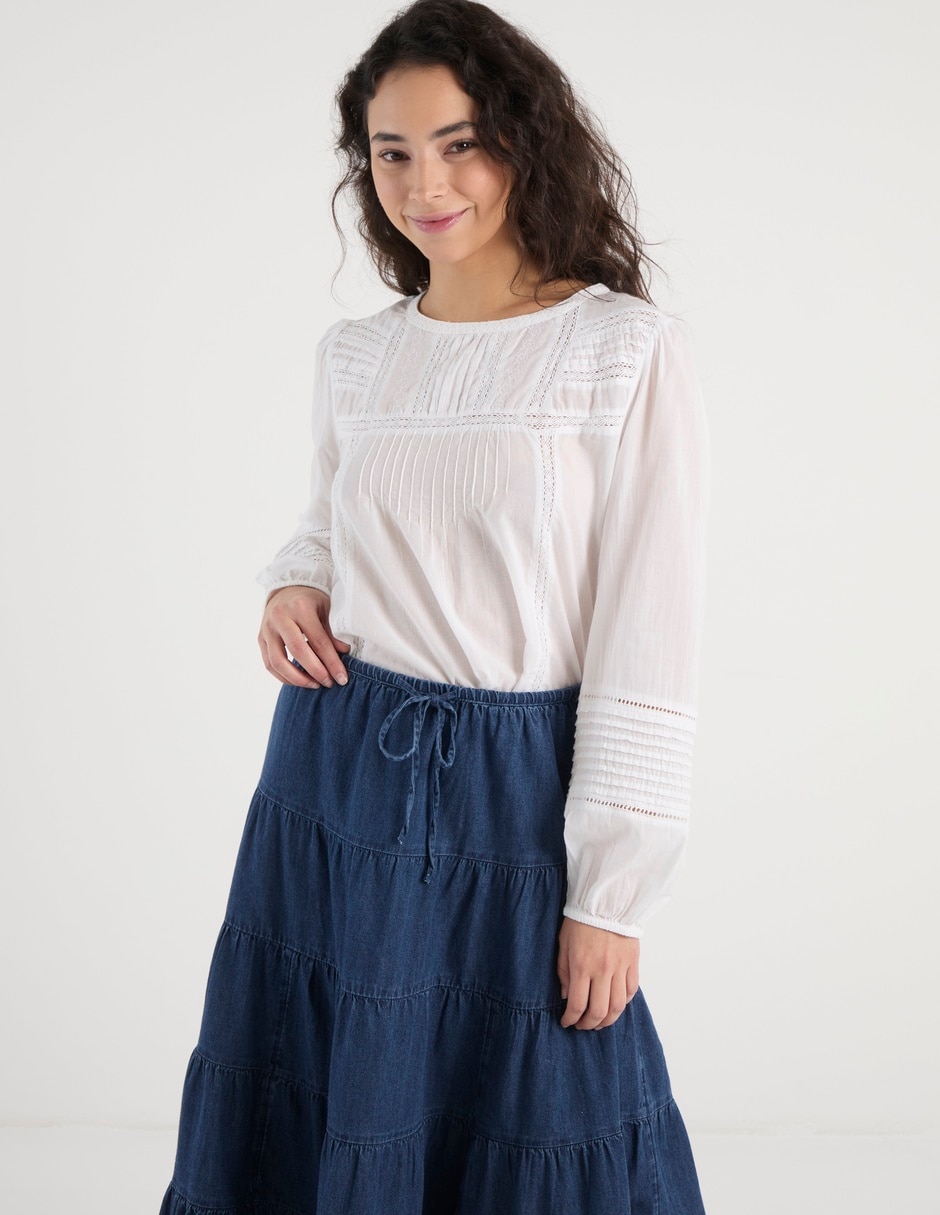 Blusa manga larga para mujer 2
