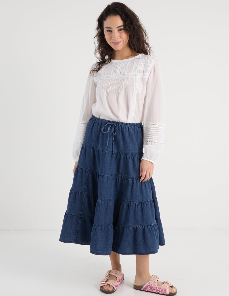 Blusa manga larga para mujer 3