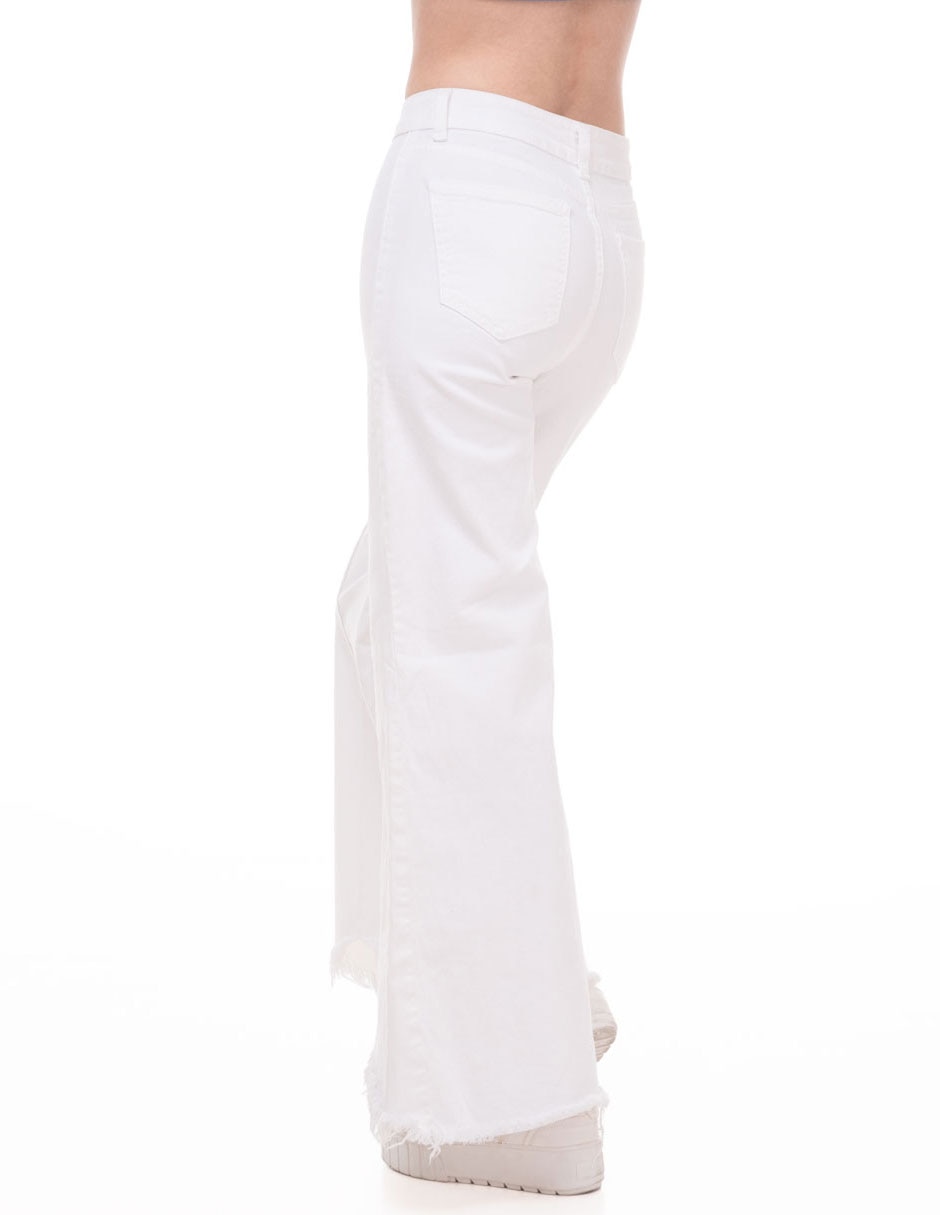 Pantalón acampanado regular para mujer 2