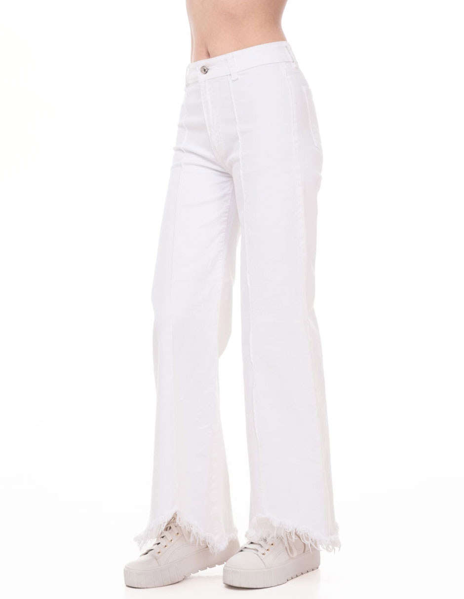 Pantalón acampanado regular para mujer 4