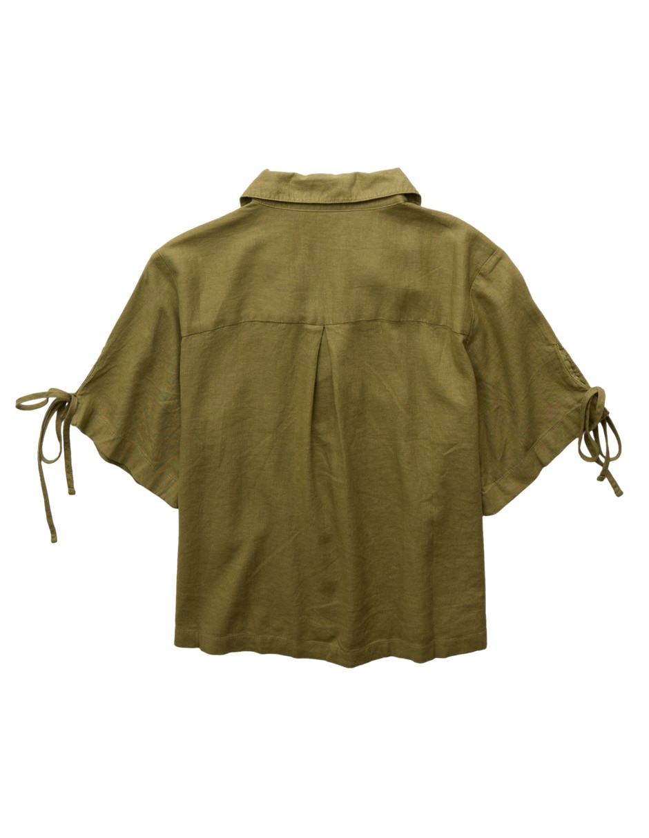 Blusa manga corta para mujer 4