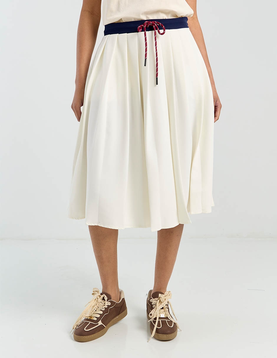 FALDA COFFEE BEAN S14886 FA, G, BLANCO