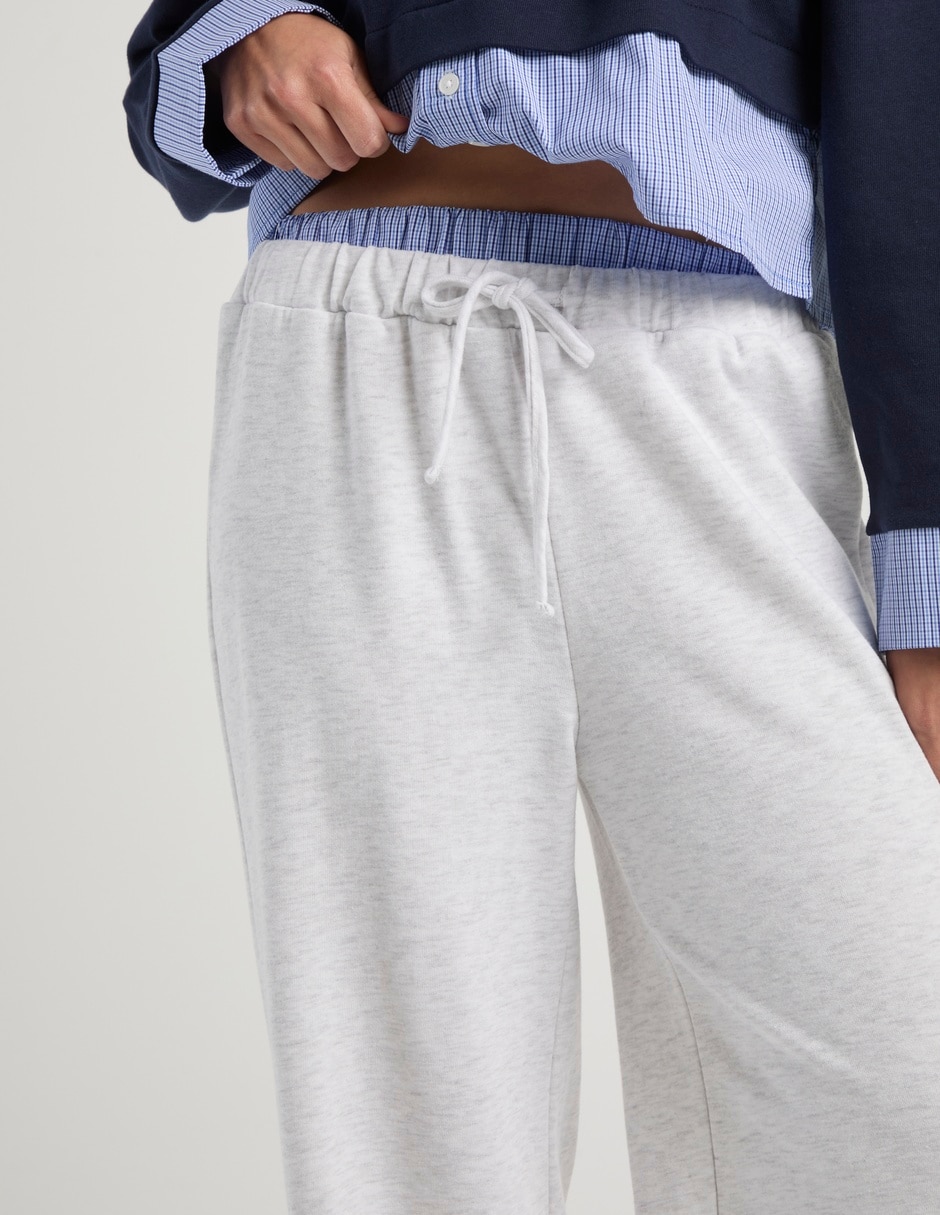 Pants wide leg con jareta para mujer 4