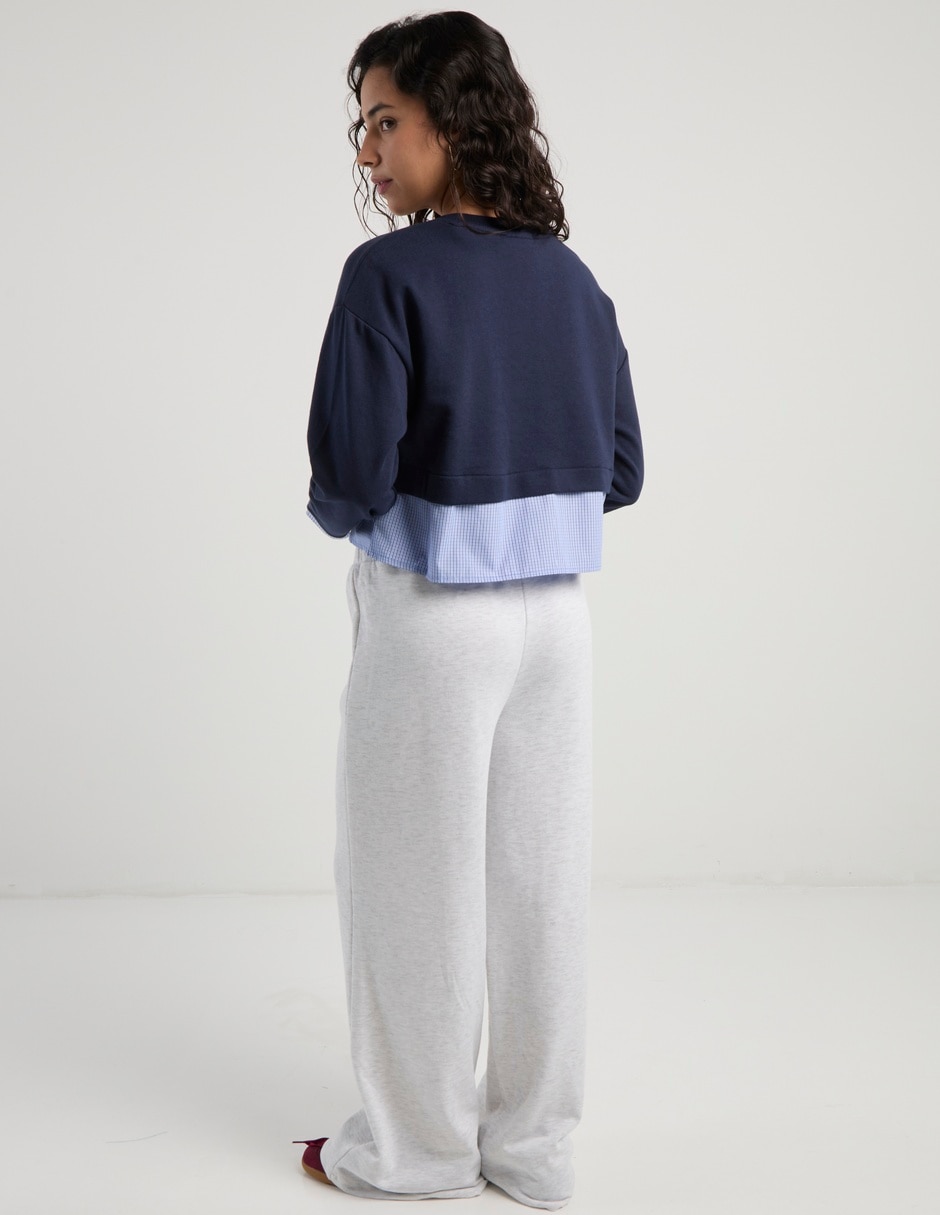 Pants wide leg con jareta para mujer 6