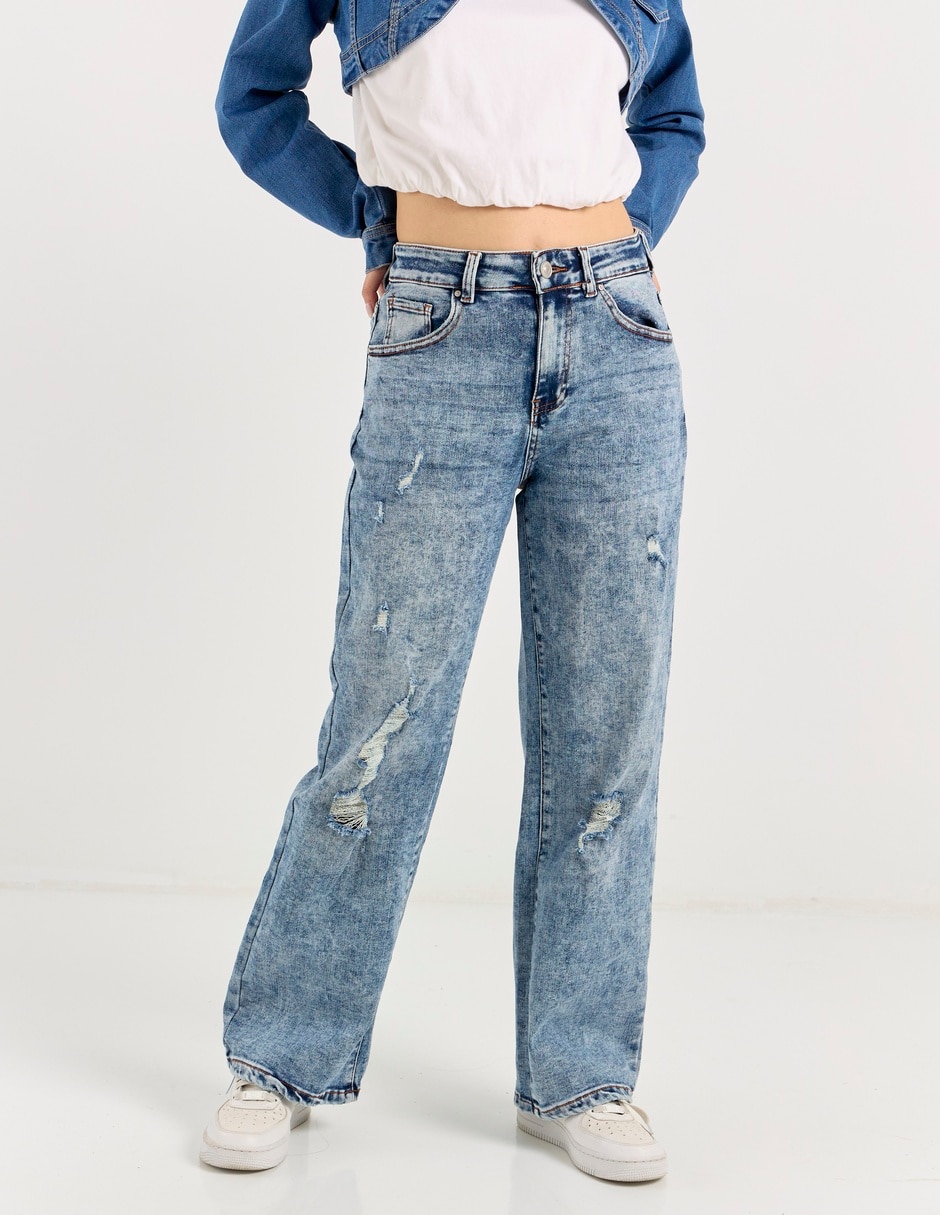 Jeans straight Wax Jeans para mujer 2