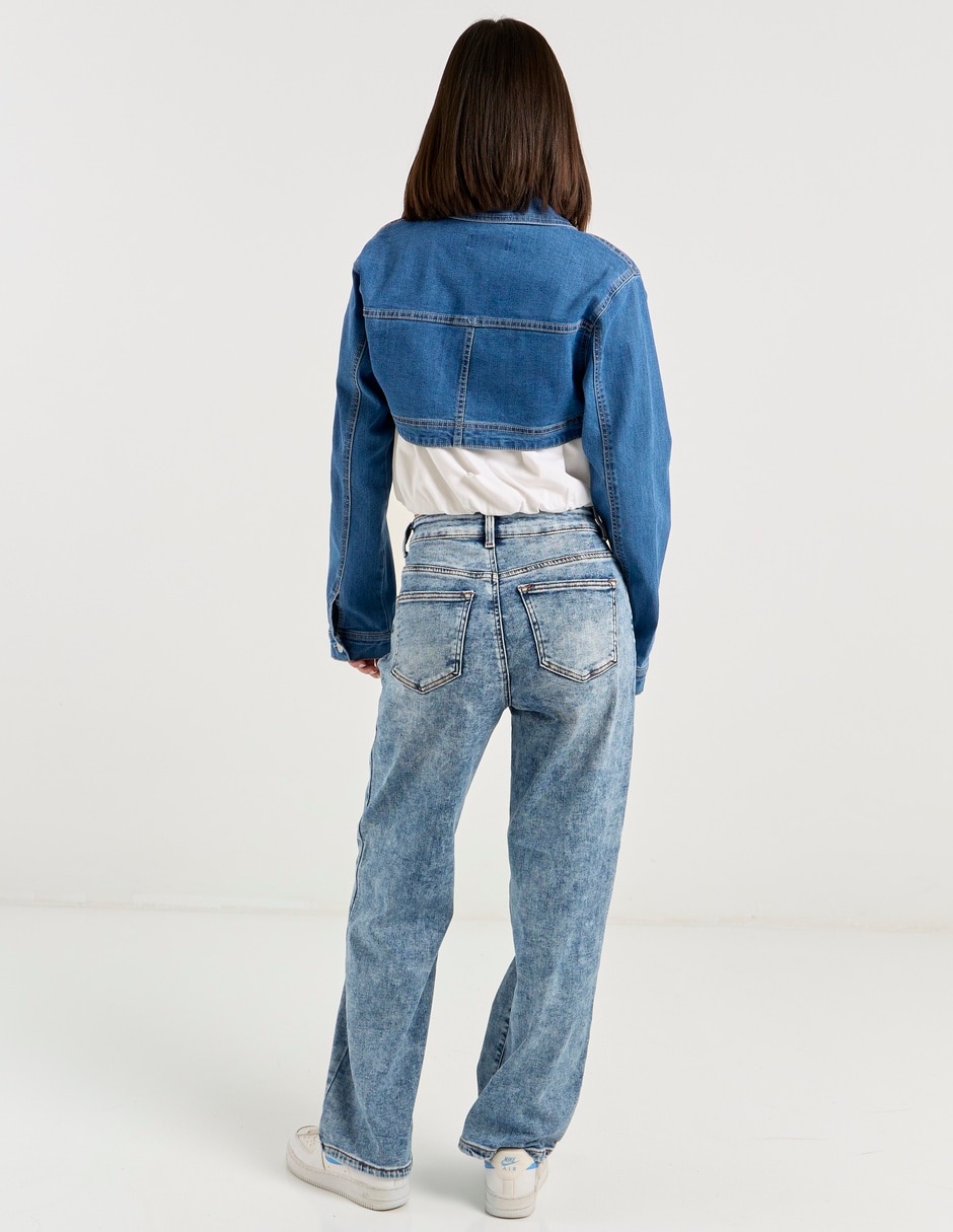 Jeans straight Wax Jeans para mujer 6