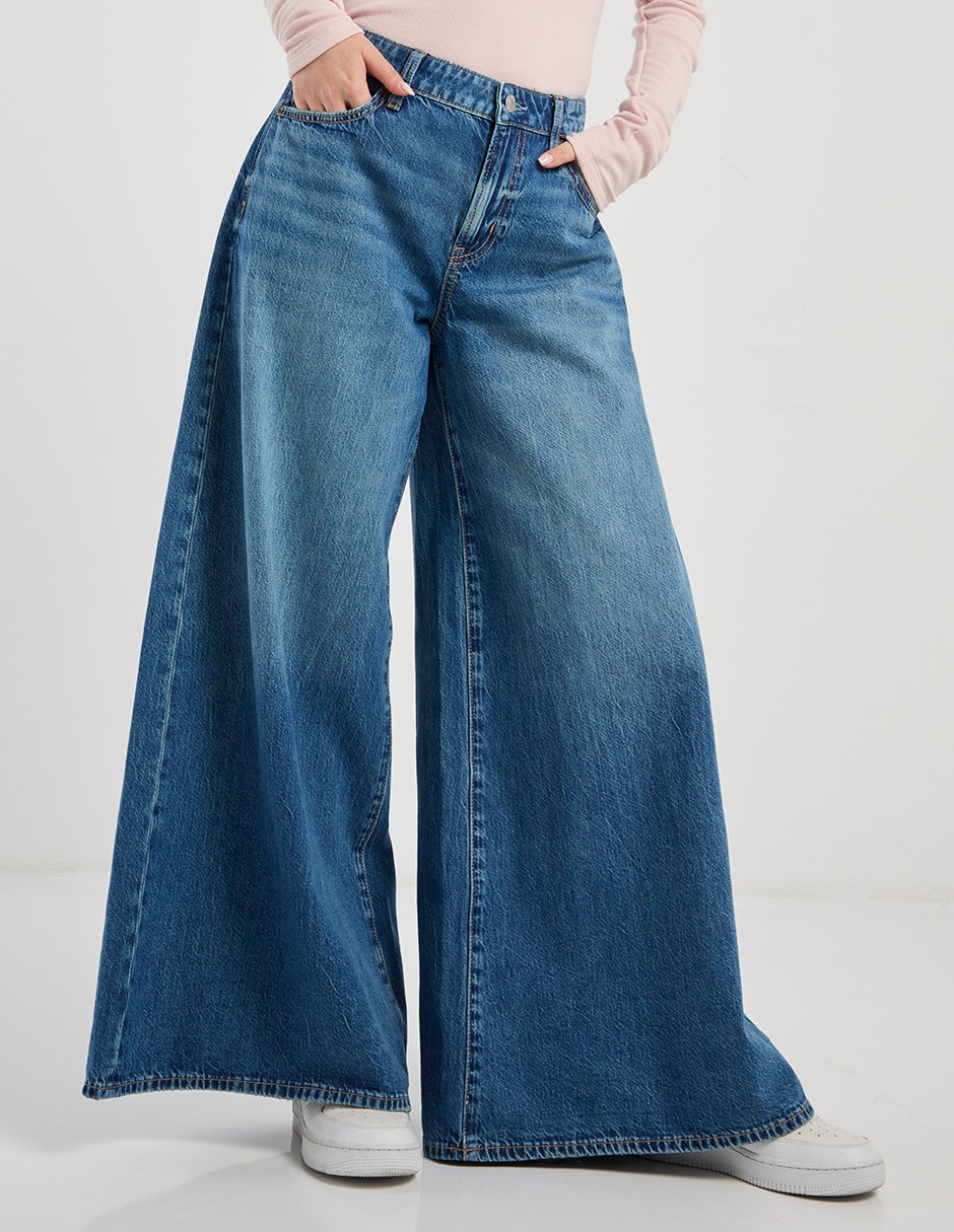 Jeans wide leg para mujer 7