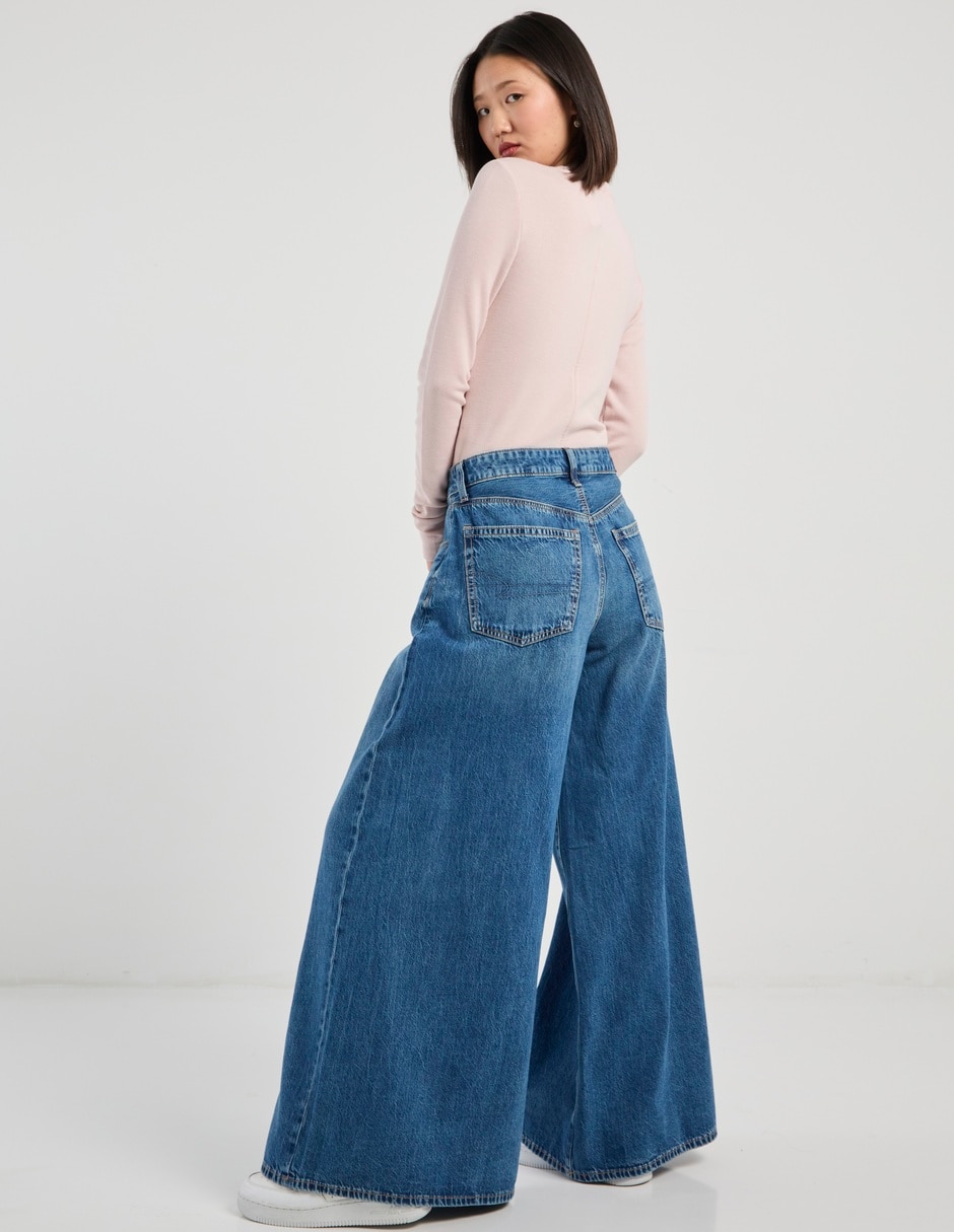Jeans wide leg para mujer 11