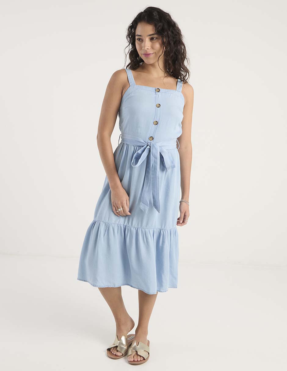 Vestido midi casual para mujer Vestido midi casual para mujer