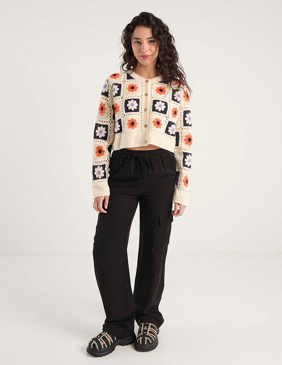 Pantalón cargo loose para mujer Pantalón cargo loose para mujer