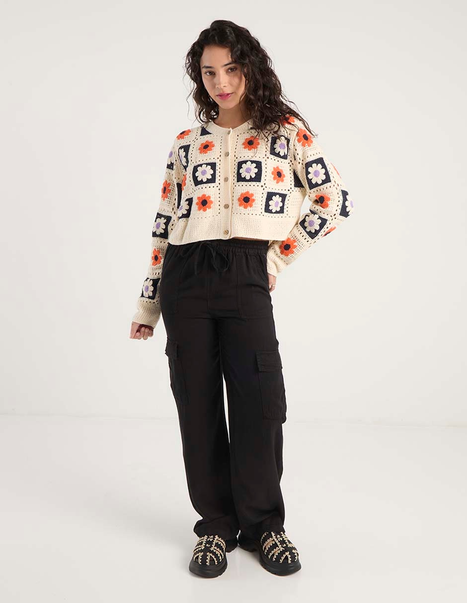 Pantalón cargo loose para mujer 3