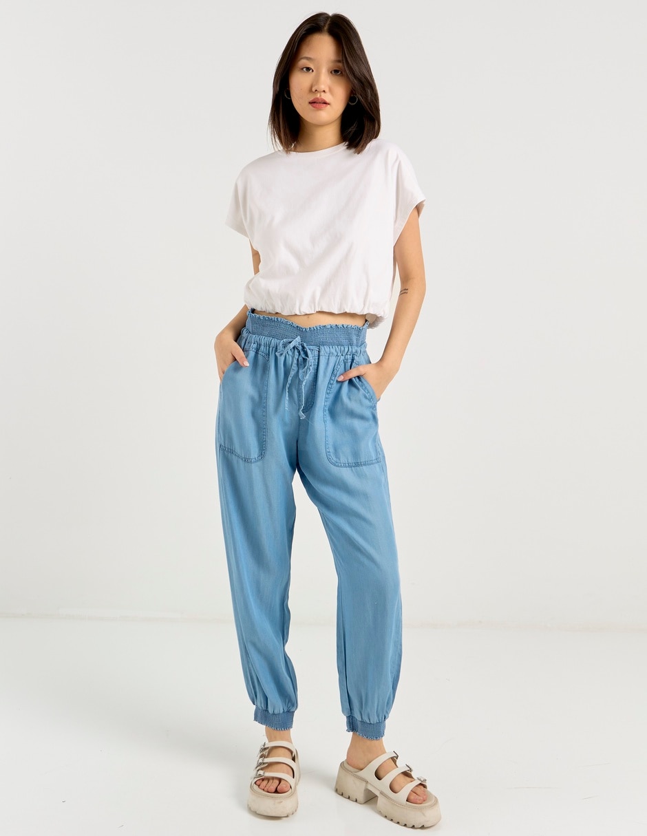 Pantalón jogger slim para mujer