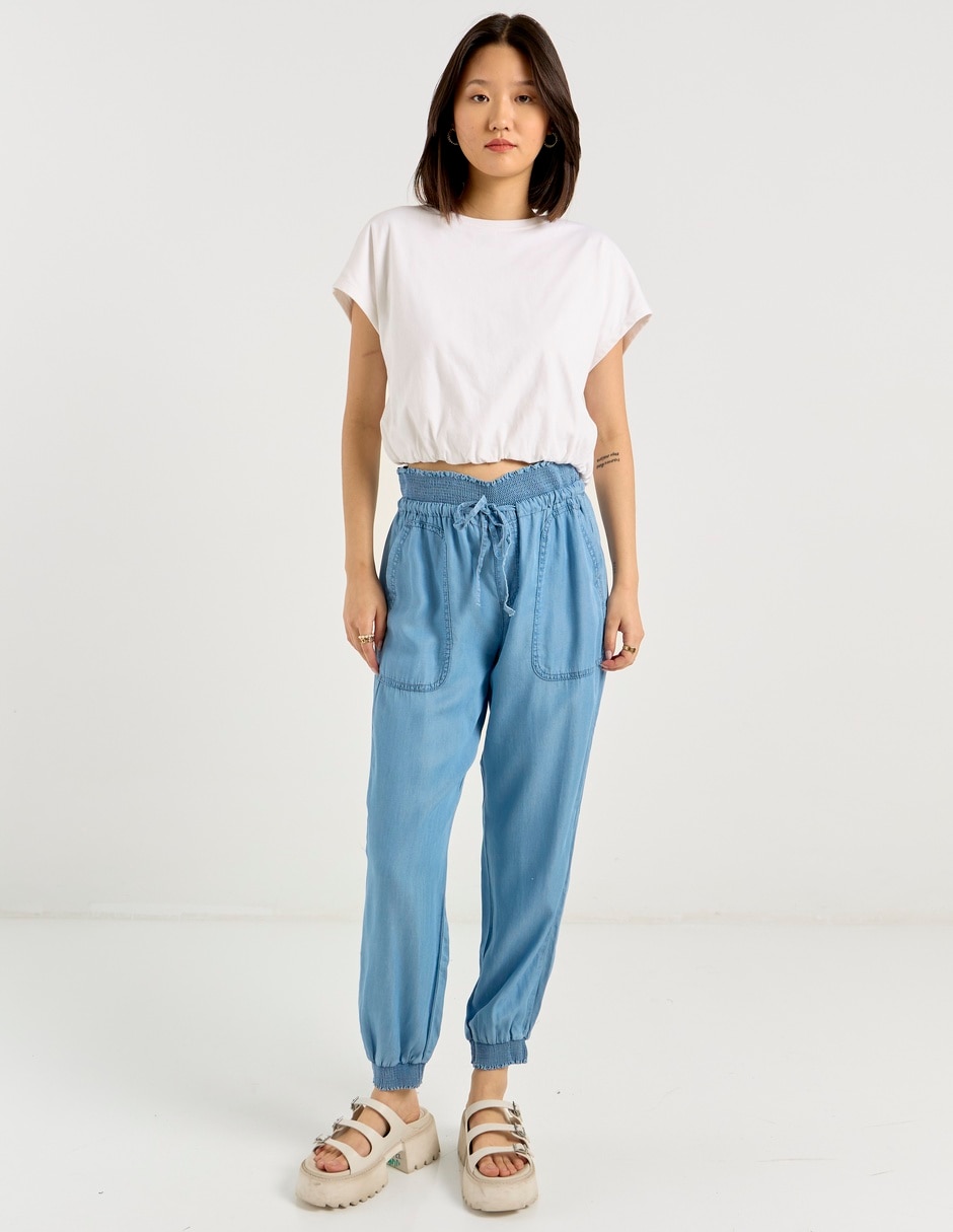Pantalón jogger slim para mujer 3