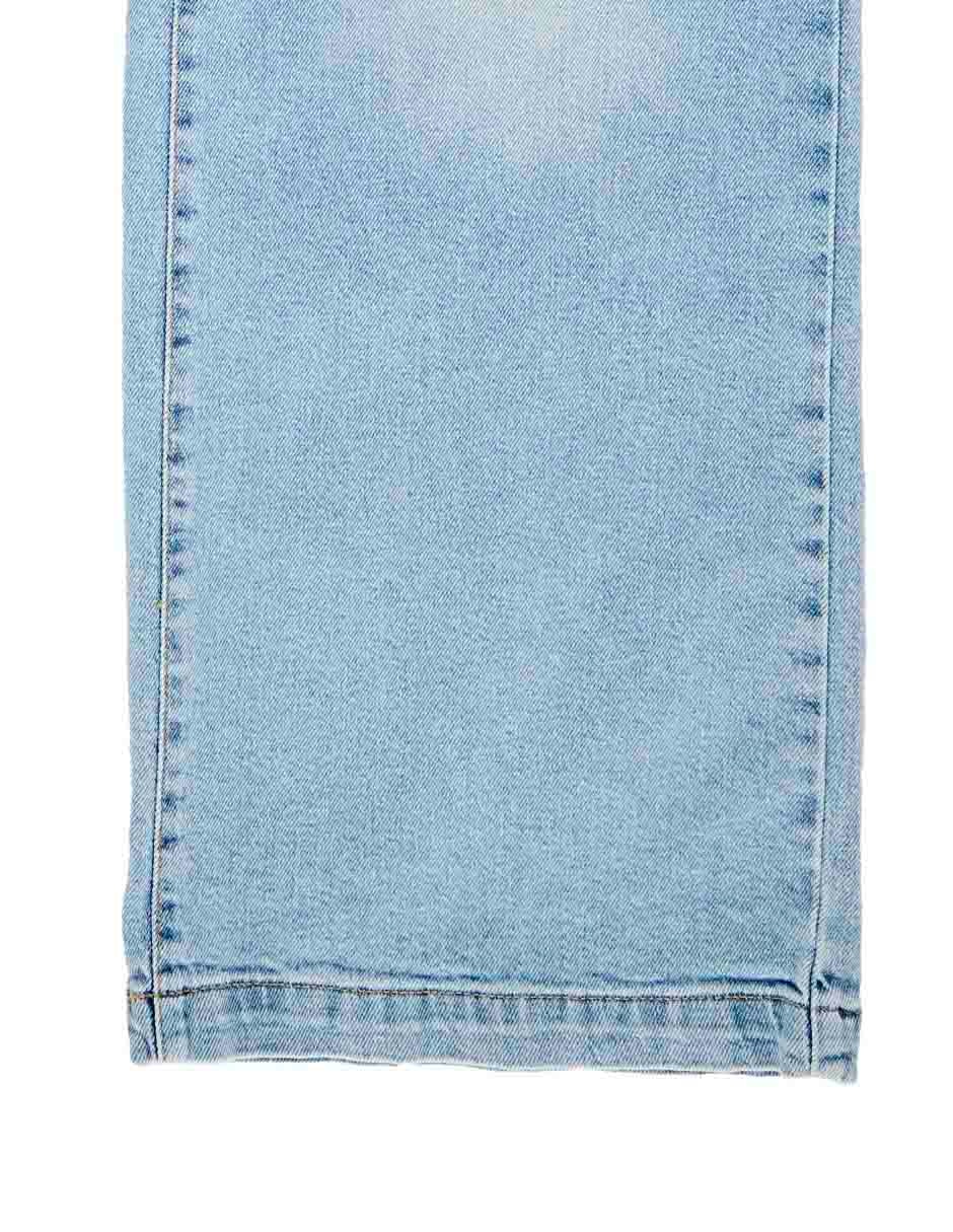 Jeans amplio cintura alta para mujer 6