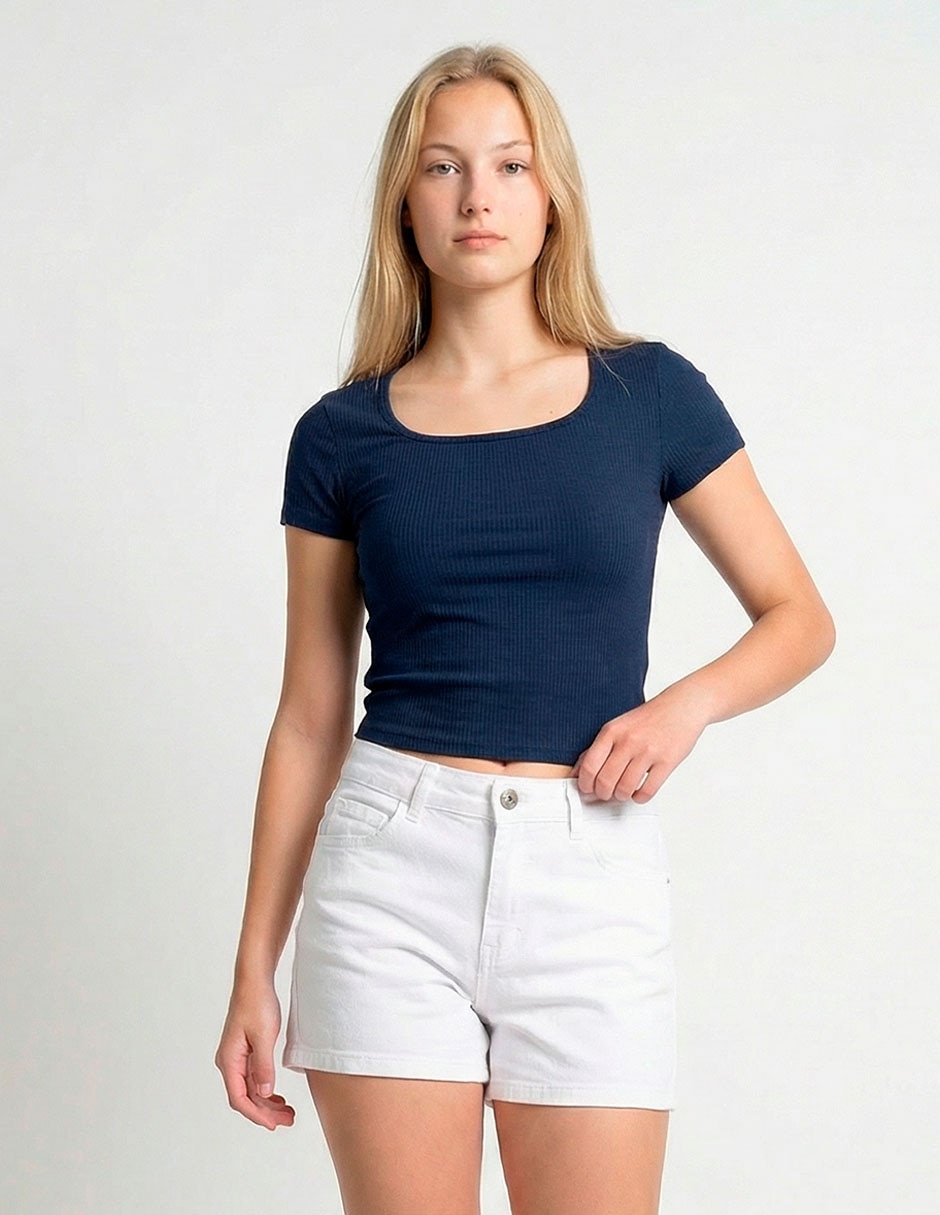 Short de mezclilla para mujer