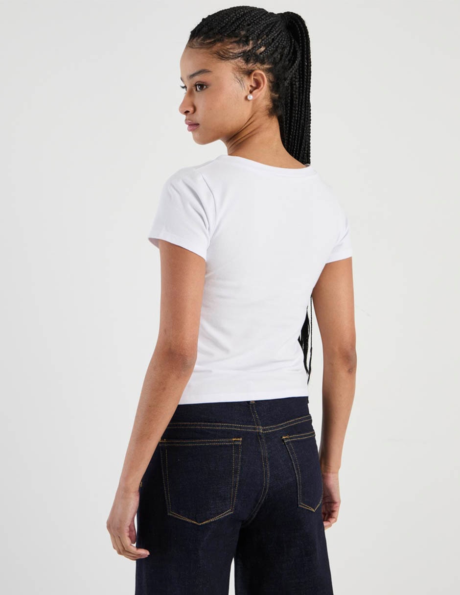 Blusa manga corta para mujer 6