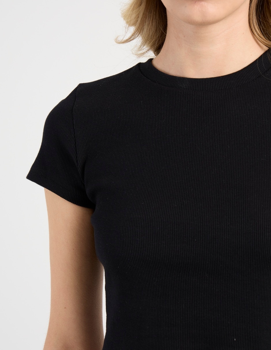 "playera" "manga" corta ninguno "cuello" redondo "para mujer" 4