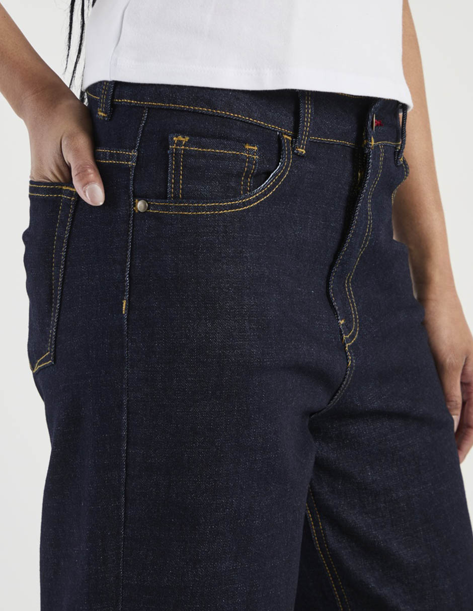 Jeans wide leg cintura para mujer 5