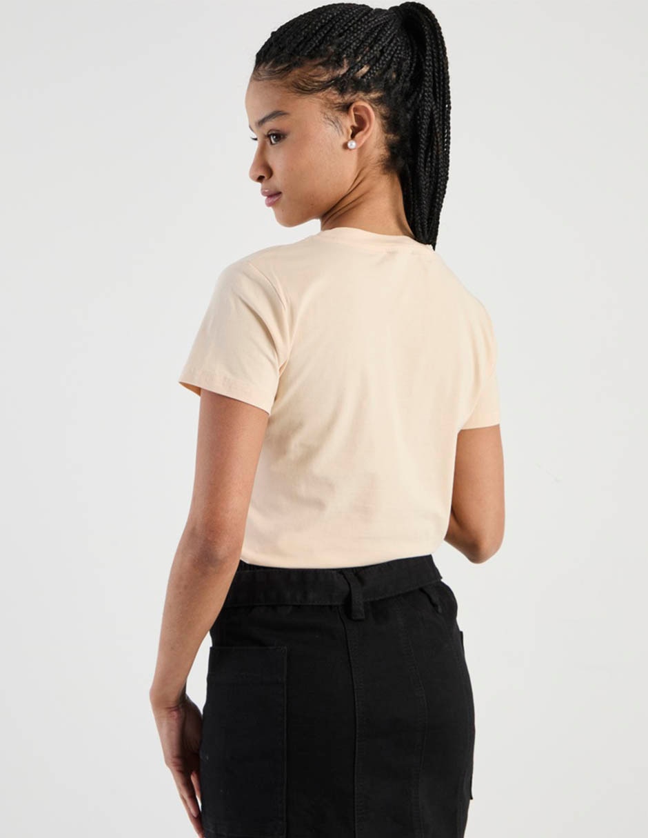 Playera manga corta cuello redondo para mujer 6