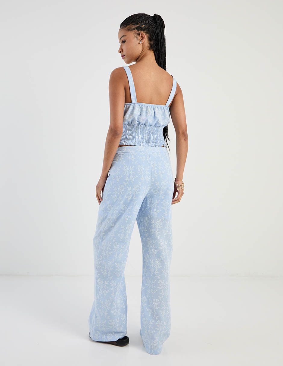 Pantalón relaxed amplio para mujer 6
