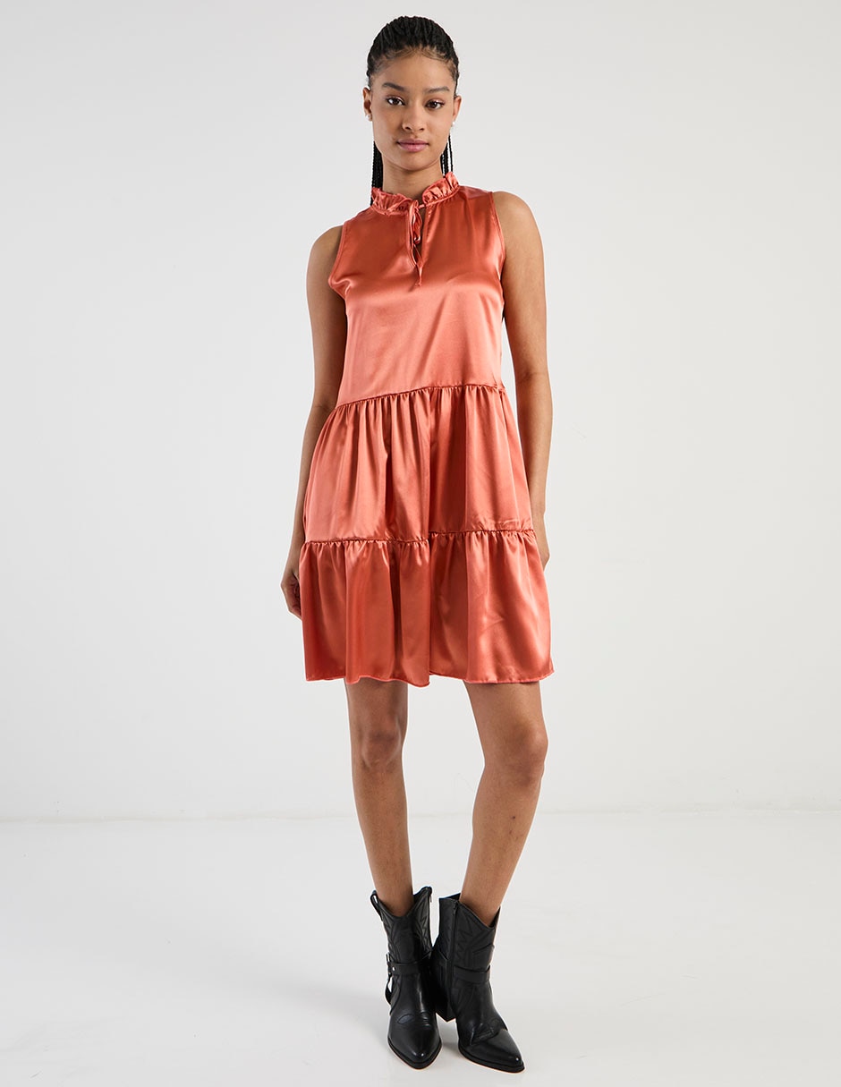 Vestido arriba de la rodilla casual para mujer 2