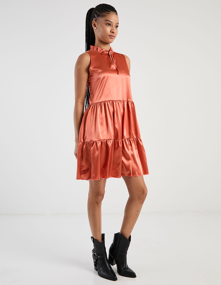 Vestido arriba de la rodilla casual para mujer 3