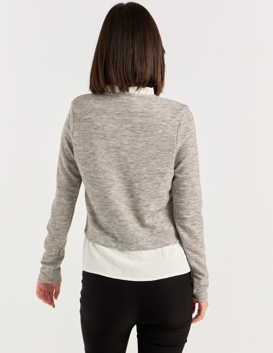 Suéter Salsa cuello mao para mujer