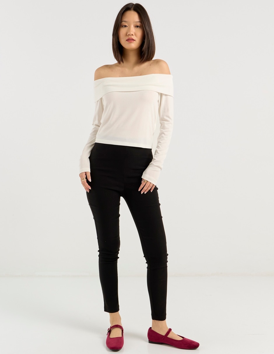 Legging a la cintura con elástico para mujer Legging a la cintura con elástico para mujer