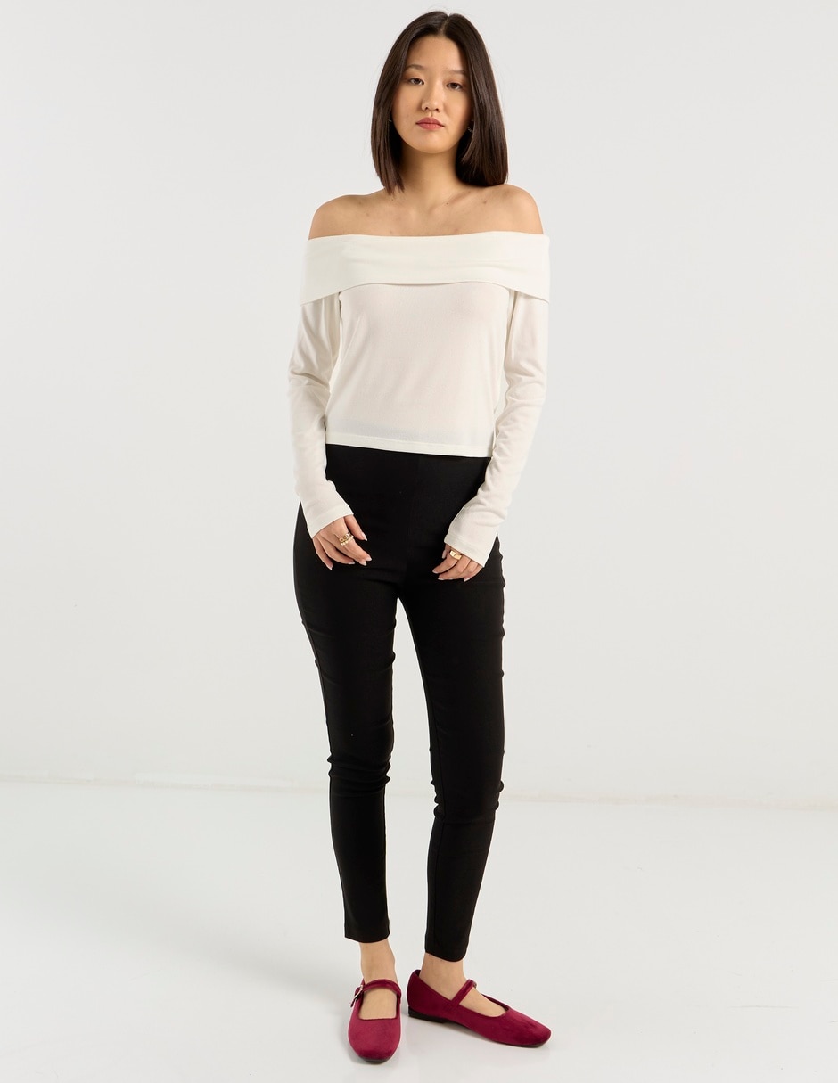 Legging a la cintura con elástico para mujer 3