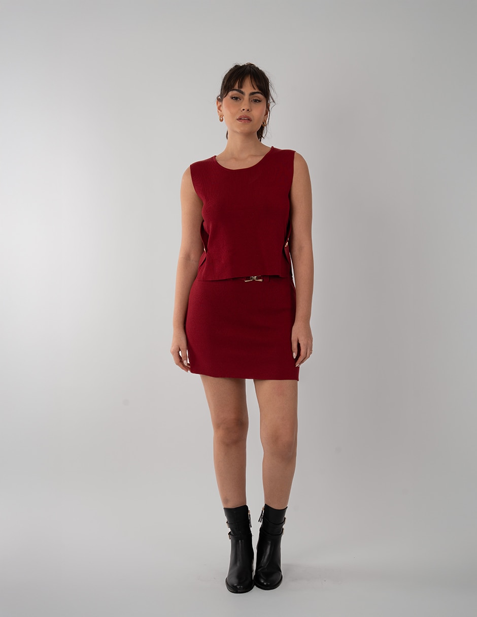 Blusa sin manga para mujer