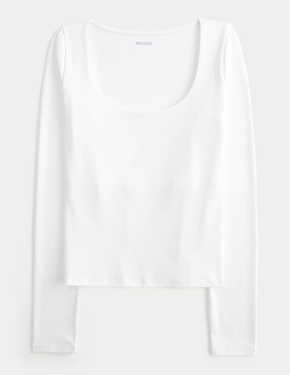 Playera manga larga para mujer