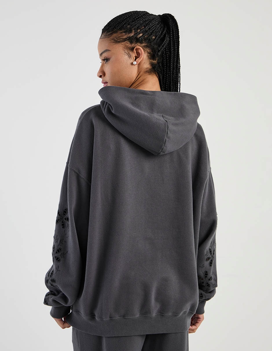Sudadera con capucha y bolsa para mujer 6