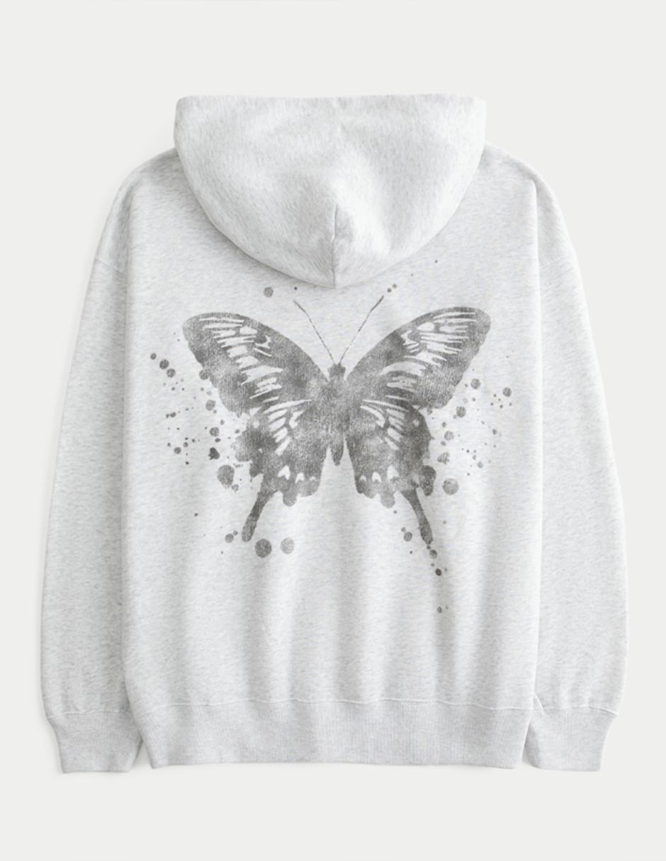 Sudadera con capucha y bolsa para mujer 4