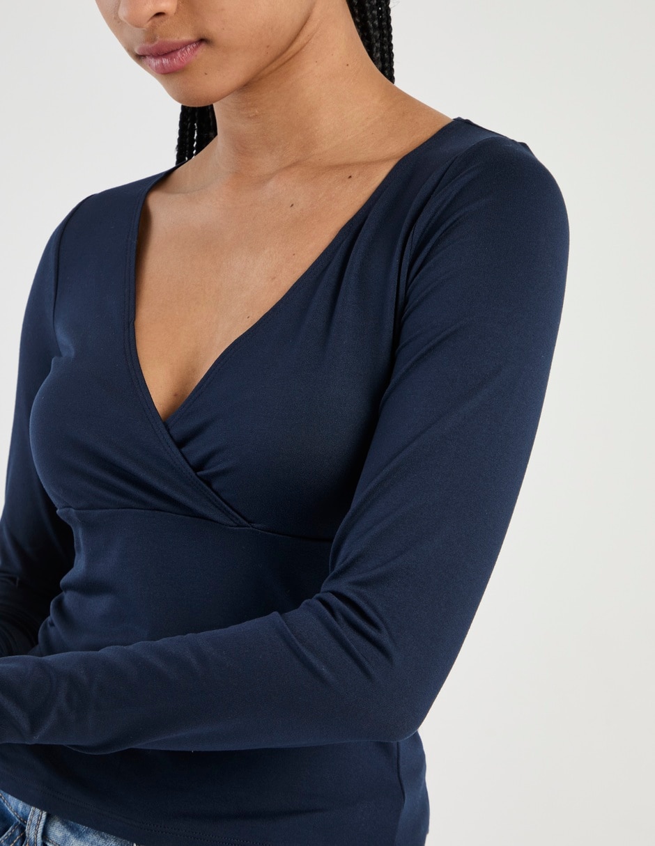 Playera manga larga para mujer 5