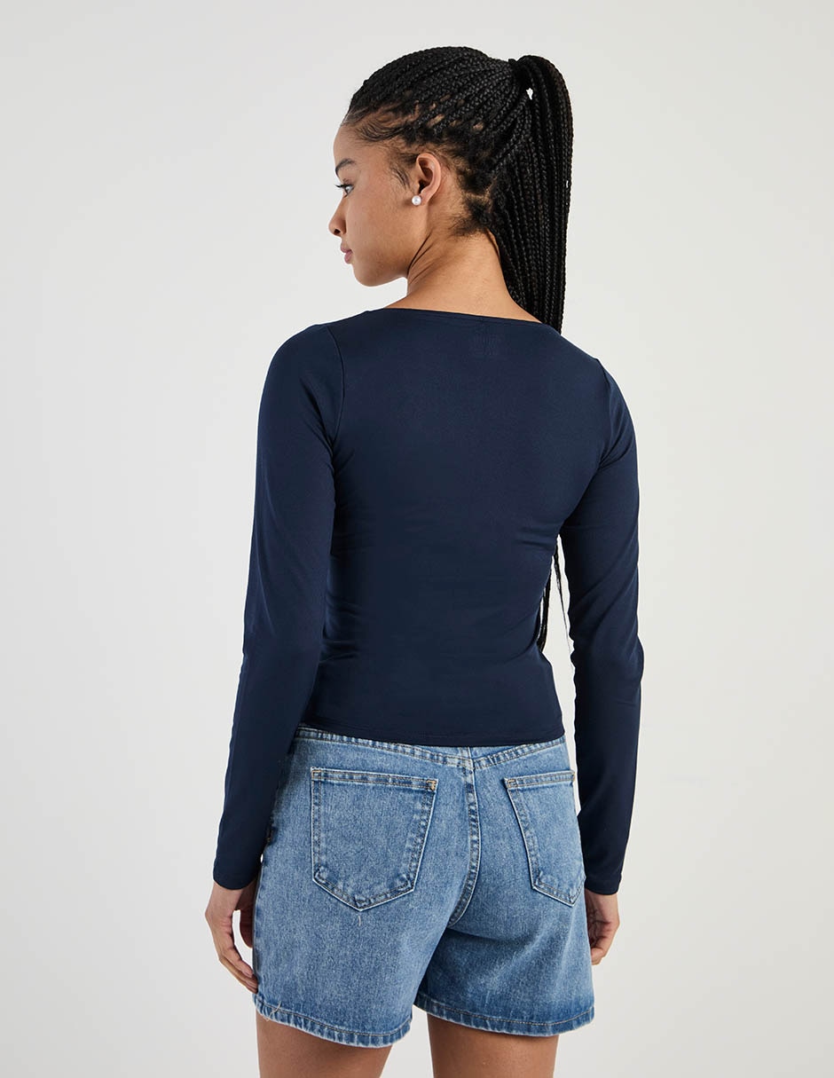 Playera manga larga para mujer 6
