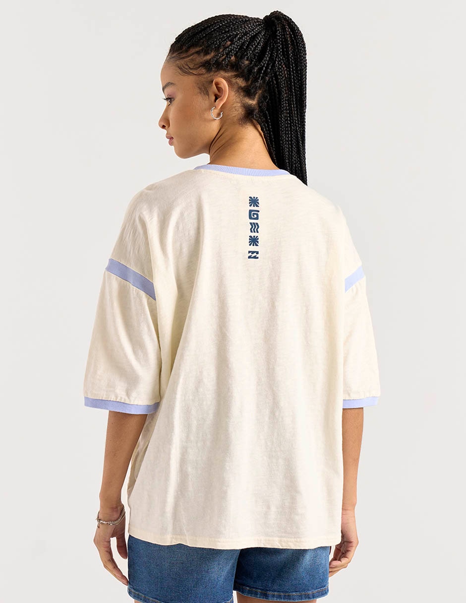 Blusa manga 3/4 cuello redondo para mujer 2