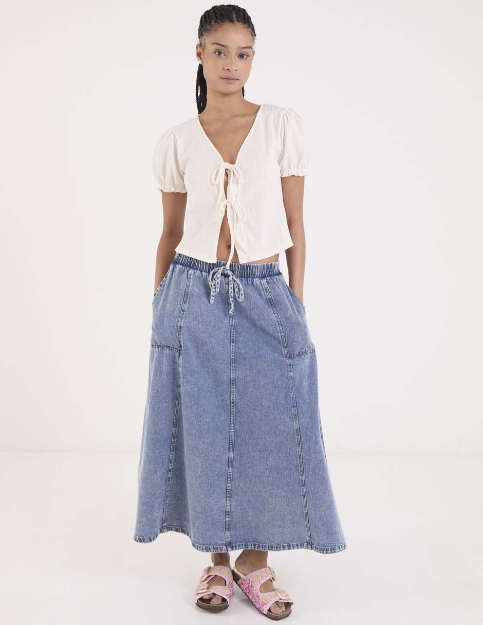 Blusa manga corta para mujer 3