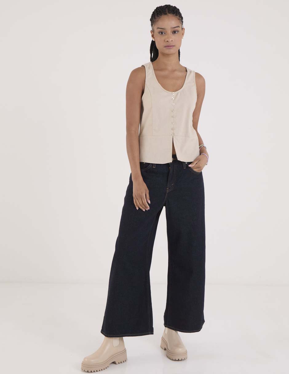 Blusa sin manga para mujer 3