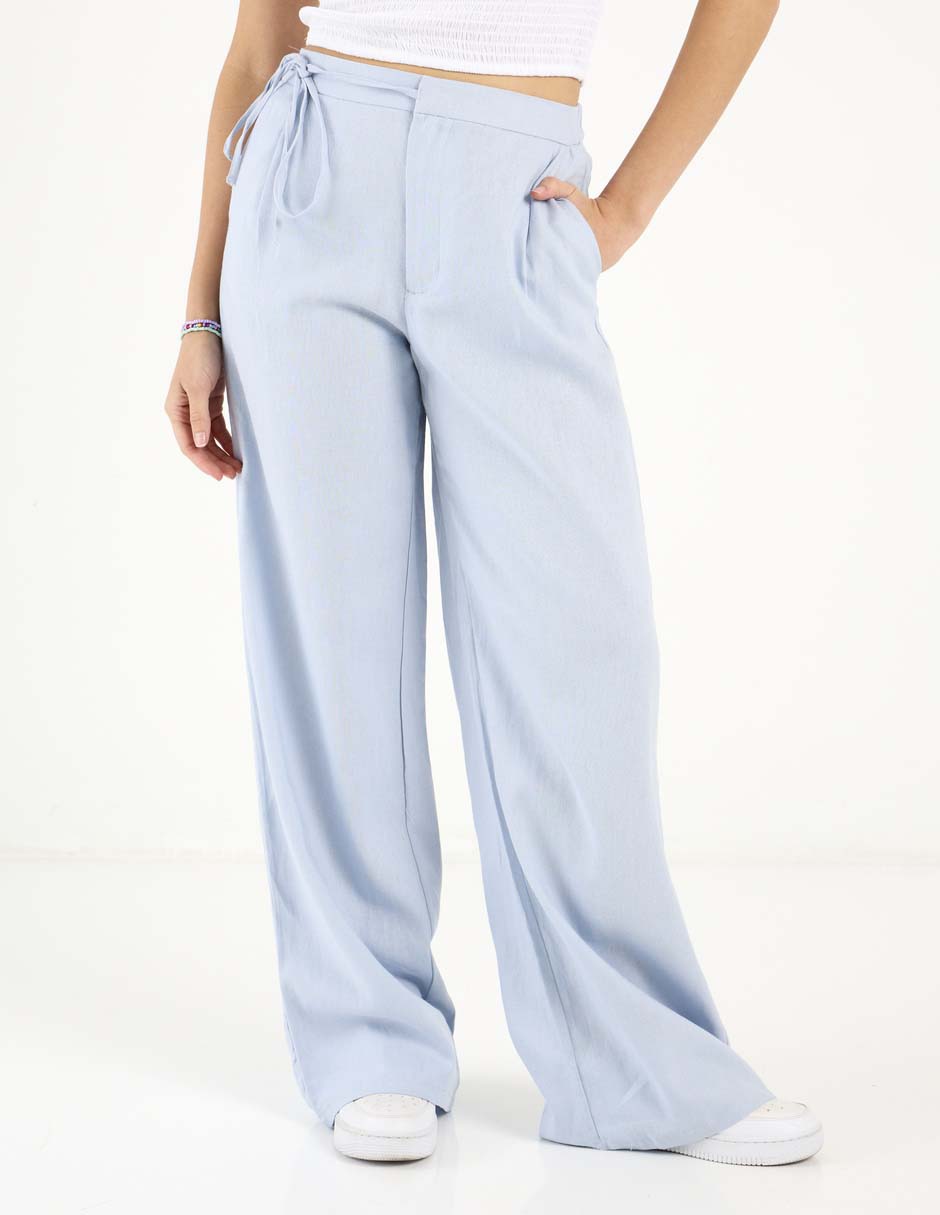 Pantalón relaxed wide leg para mujer