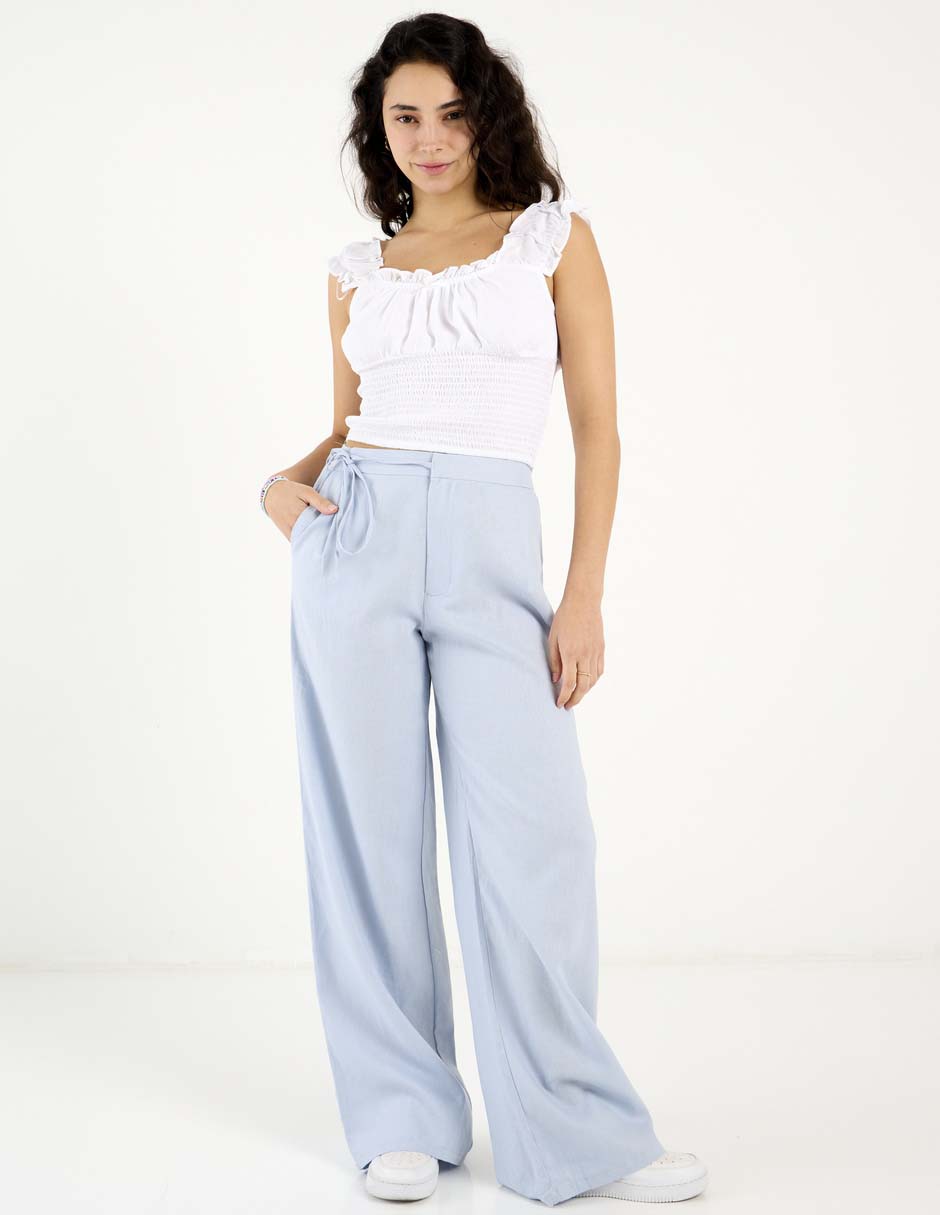 Pantalón relaxed wide leg para mujer 2