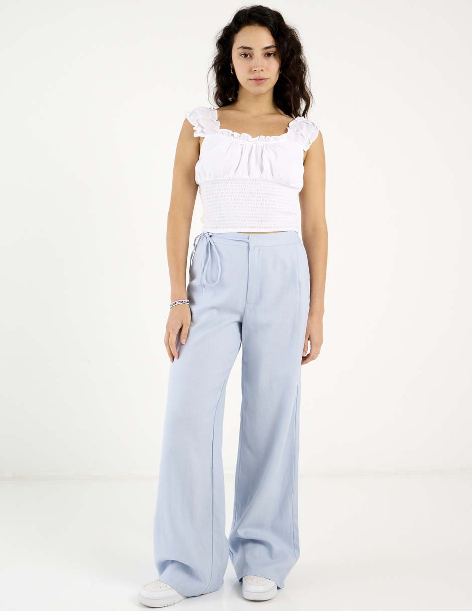 Pantalón relaxed wide leg para mujer 3