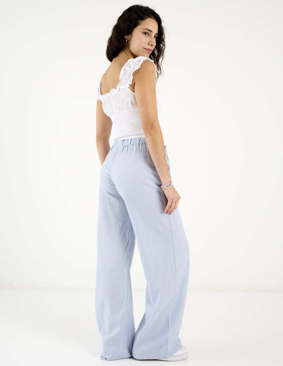 Pantalón relaxed wide leg para mujer 6