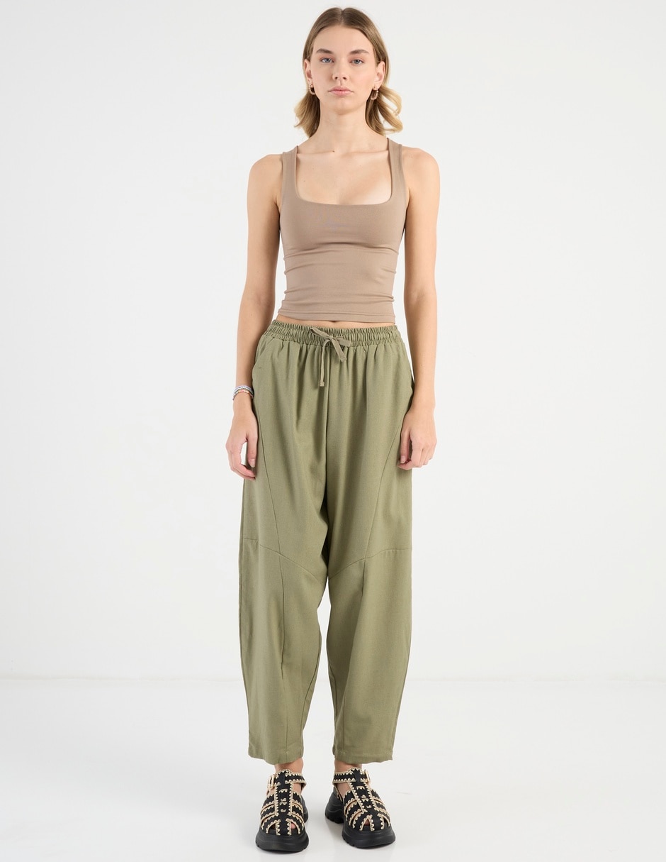 Pantalón relaxed baggy para mujer 2