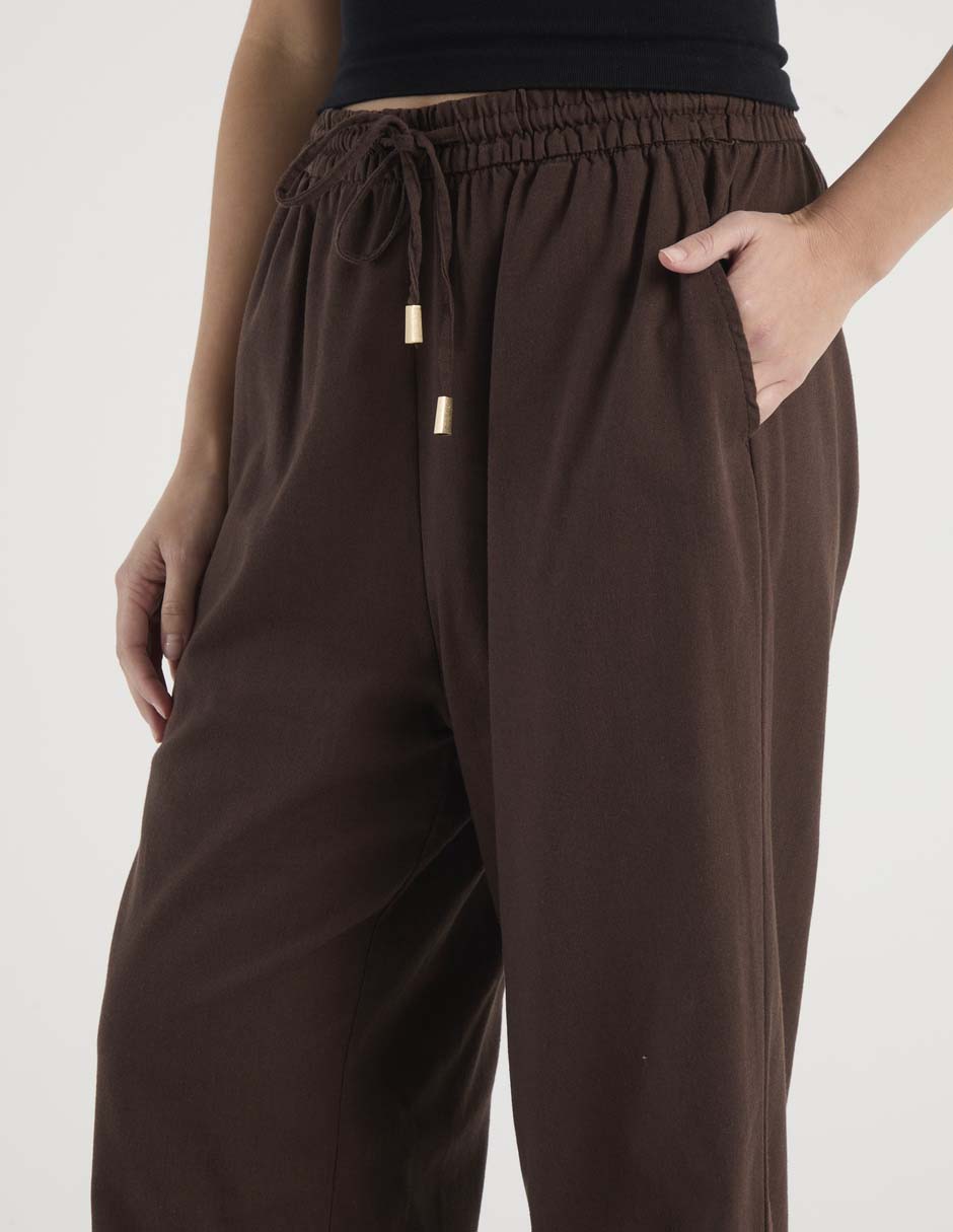 Pantalón relaxed amplio para mujer 4
