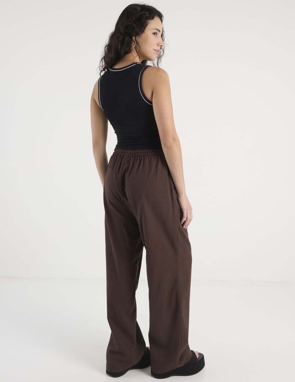Pantalón relaxed amplio para mujer 6