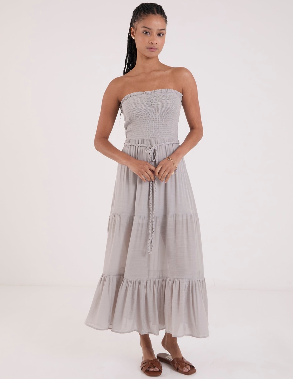 Vestido largo casual Juniors para mujer 2